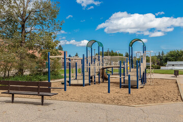 Gougeon Park in the city of Saskatoon, Canada