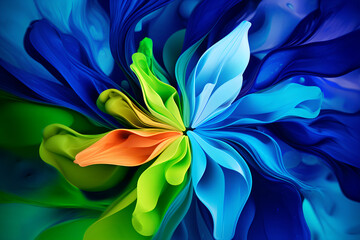 abstract colorful flower background