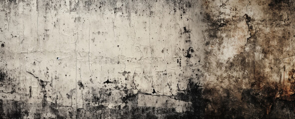 Urban Grunge Background - Gray Wall Texture with Rough Feel and Streetwise Atmosphere. Grunge wall texture background. Grunge hardness - abstract background with rough structure. generative AI,
