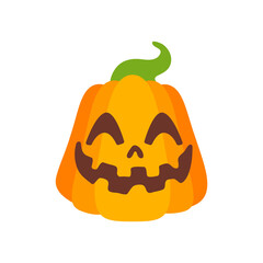 cartoon pumpkin carved ghost face Halloween party night terrors