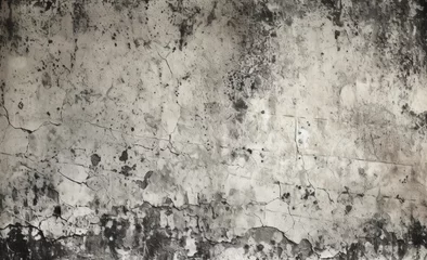 Cercles muraux Vieux mur texturé sale Urban Grunge Background - Gray Wall Texture with Rough Feel and Streetwise Atmosphere. Grunge wall texture background. Grunge hardness - abstract background with rough structure. generative AI,