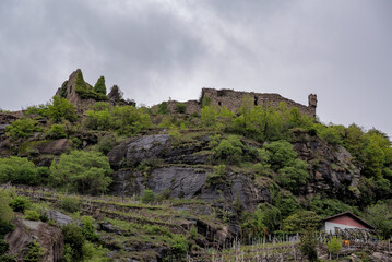 Fototapeta na wymiar ruins of castle