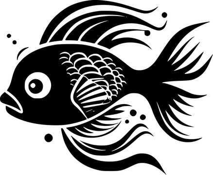 recommend clip art: Fish | Minimalist and Simple Silhouette - Vector illustration