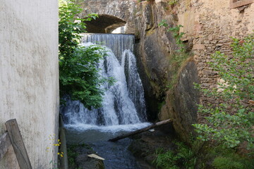 Wasserfall in Neuerburg in der Eifel