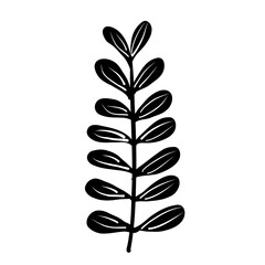 Fototapeta premium Flower minimal illustration