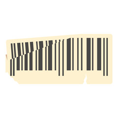 Barcode Sticker Torn