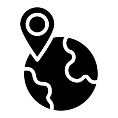 globe glyph 