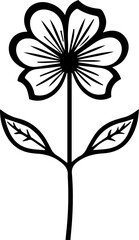 Obraz premium flower minimal style