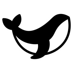 Obraz premium whale dualtone 