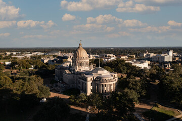 Fototapeta na wymiar Mississippi State Capitol building.