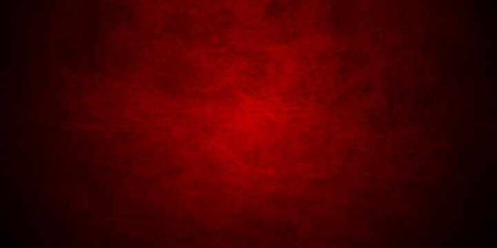 Red wall and floor tailes grunge texture hand painted watercolor horror backdrop texture background. red and black concrete retro watercolor background abstract texture with color splash design.	
