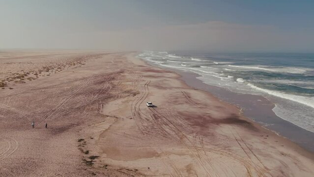 Offroad road trip on the beach of Namibia with Zeila Shipwreck, Skeleton Coast