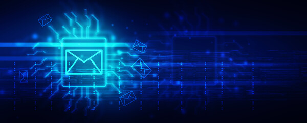 2d illustration abstract envelope background 
