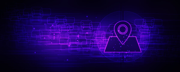 2d rendering Red map pointer