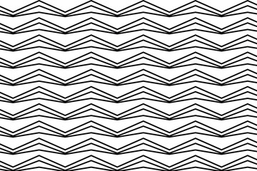 Abstract vector seamless pattern and swatches oriental line texture on white background wallpaper geometric diagonal fabric waves set of design elements	
