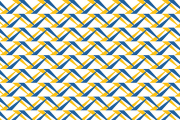 Abstract vector seamless pattern and swatches oriental line texture on white background wallpaper geometric diagonal fabric waves set of design elements	
