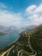 Road and beautiful Mountain View