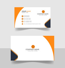 Corporate modern business. Visiting card for business. Business card 