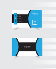 Modern Profession business Card Design High Quality design illustration clean vector template 