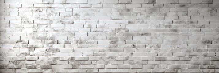 Banner. Background, texture, white old brick wall. Background for the site. AI generative.