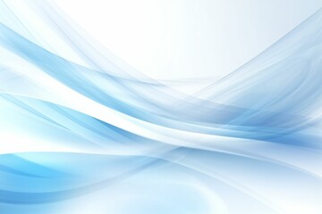 Obraz premium AI-generated illustration of abstract blue light waves.