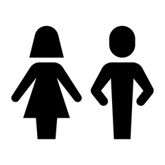Toilet sign icon