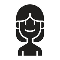 Beautiful woman icon