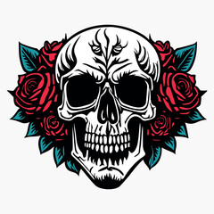 Skull vector design. 