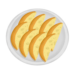 Garlic Butter Biscuits Chew and enjoy the intense flavor that you can make yourself without having to buy. Keep eating for a long time as well.