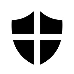 セキュリティ、プロテクトを表す塗りつぶしスタイルのアイコン