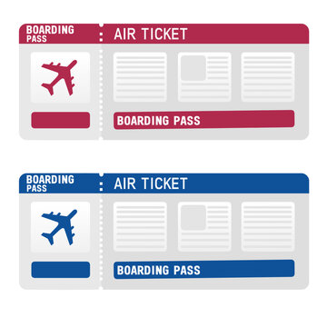 Boarding pass icon image vector illustration design Editable