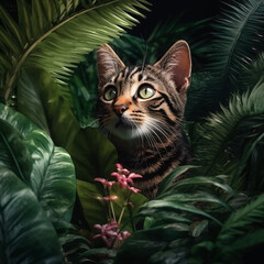 Curious Cat in the Jungle: Spotting the Unknown. Generative AI.