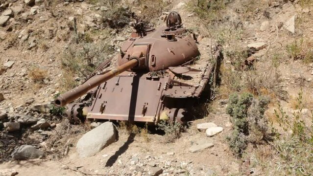 Abandoned Tank Anseba Keren Eritrea
