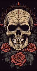 Fototapeta premium skull and crossbones