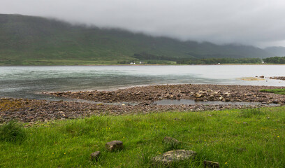 rural landscapes on the western ross coastal route from Applecross to Ullapool, Scotland