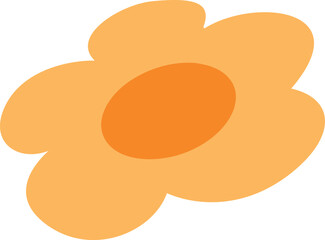 Yellow flower for decoration and design.