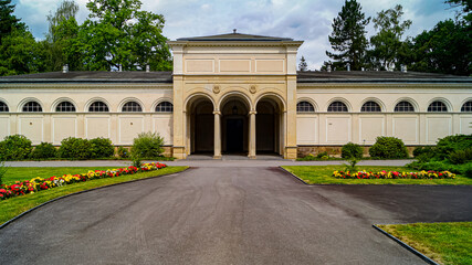 Obraz premium cemetery hall