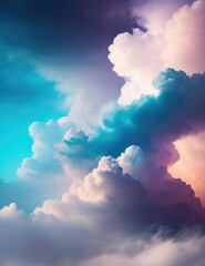 Background of colorful clouds