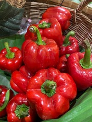 red and green peppers