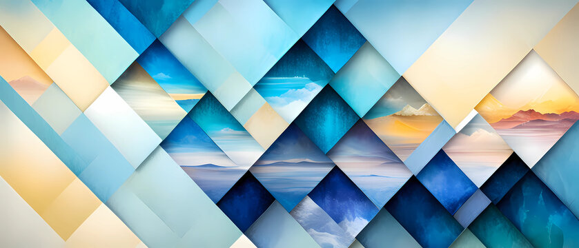 abstract background with triangles