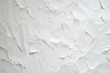 White thick layer of paint on wall , generative ai