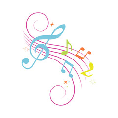 Musical Notes Illustration