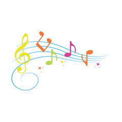 Musical Notes Illustration