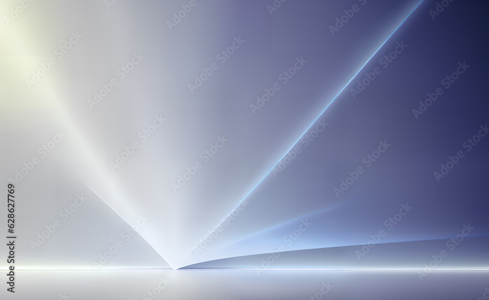 Wall mural abstract white background for product presentation. generative ai
