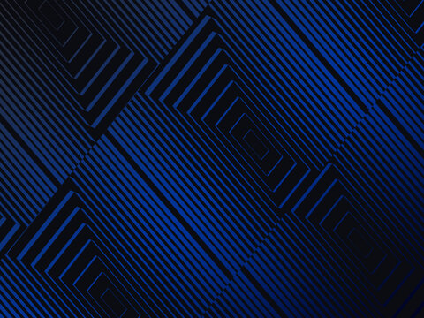 Premium background design with diagonal dark blue stripes pattern. Vector horizontal template for digital lux business banner, contemporary formal invitation, luxury voucher, prestigious gift certific
