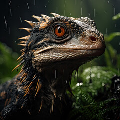 Obraz premium Dinosaur In the Jungle