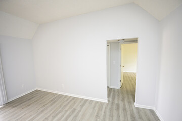 Empty apartment house ready for moving in