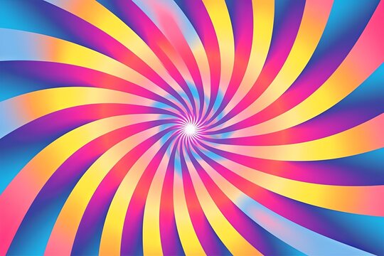 colorful psychedelic background with a spiral design