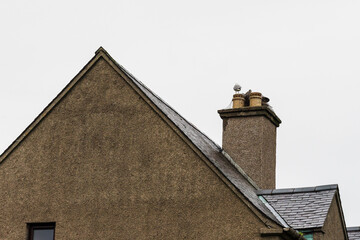 views of a typical scottish village, scotland