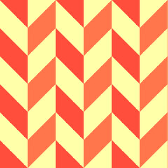 Seamless orange chevron pattern